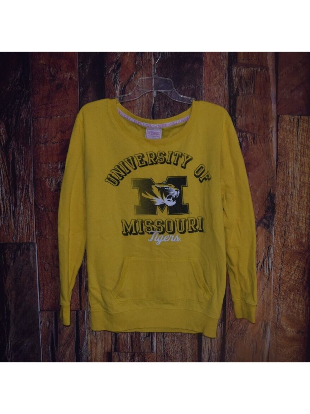 Victoria's Secret Pink Women's Sz S Mizzou Missouri Tigers Sweatshirt